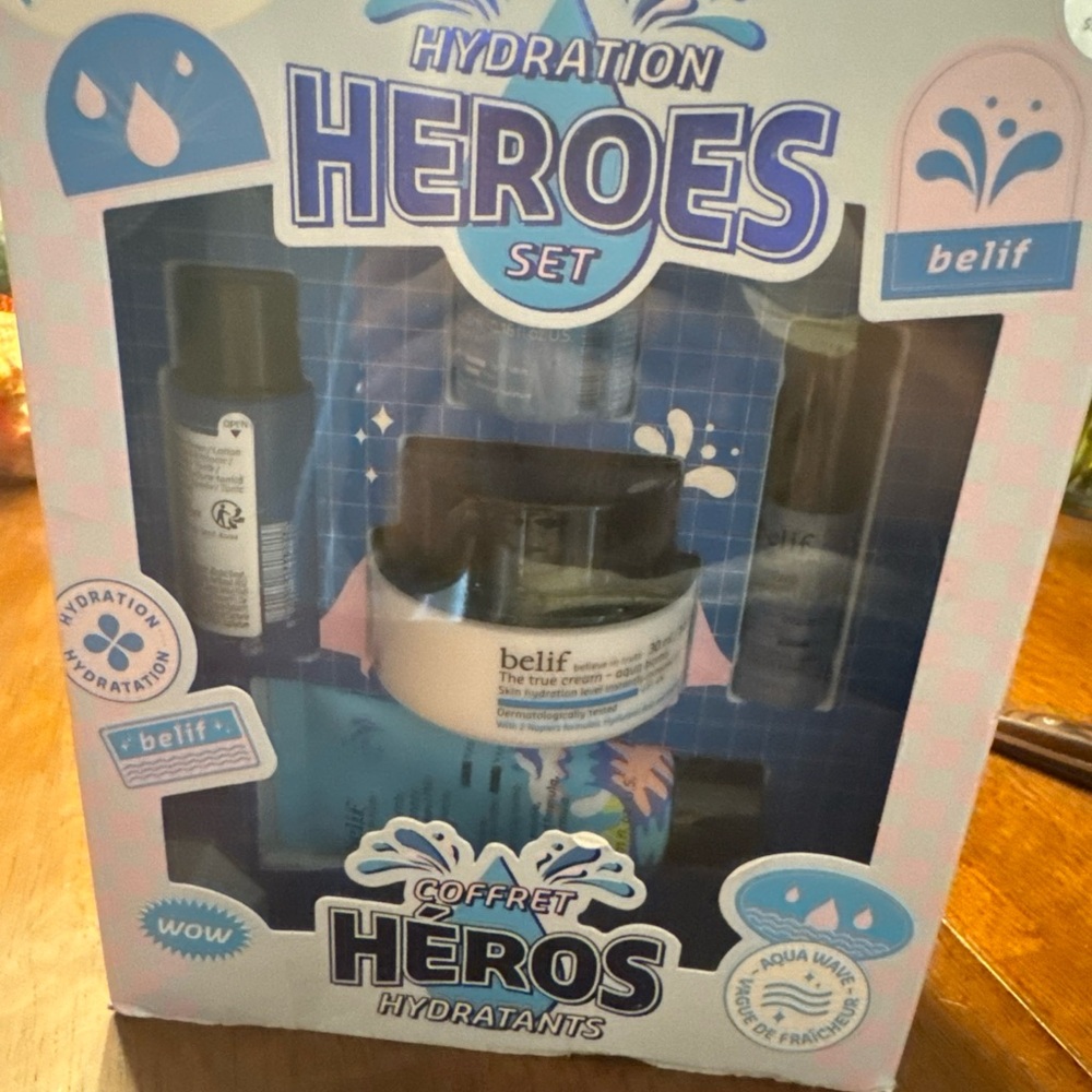 Blue Moisturizing Skincare Set